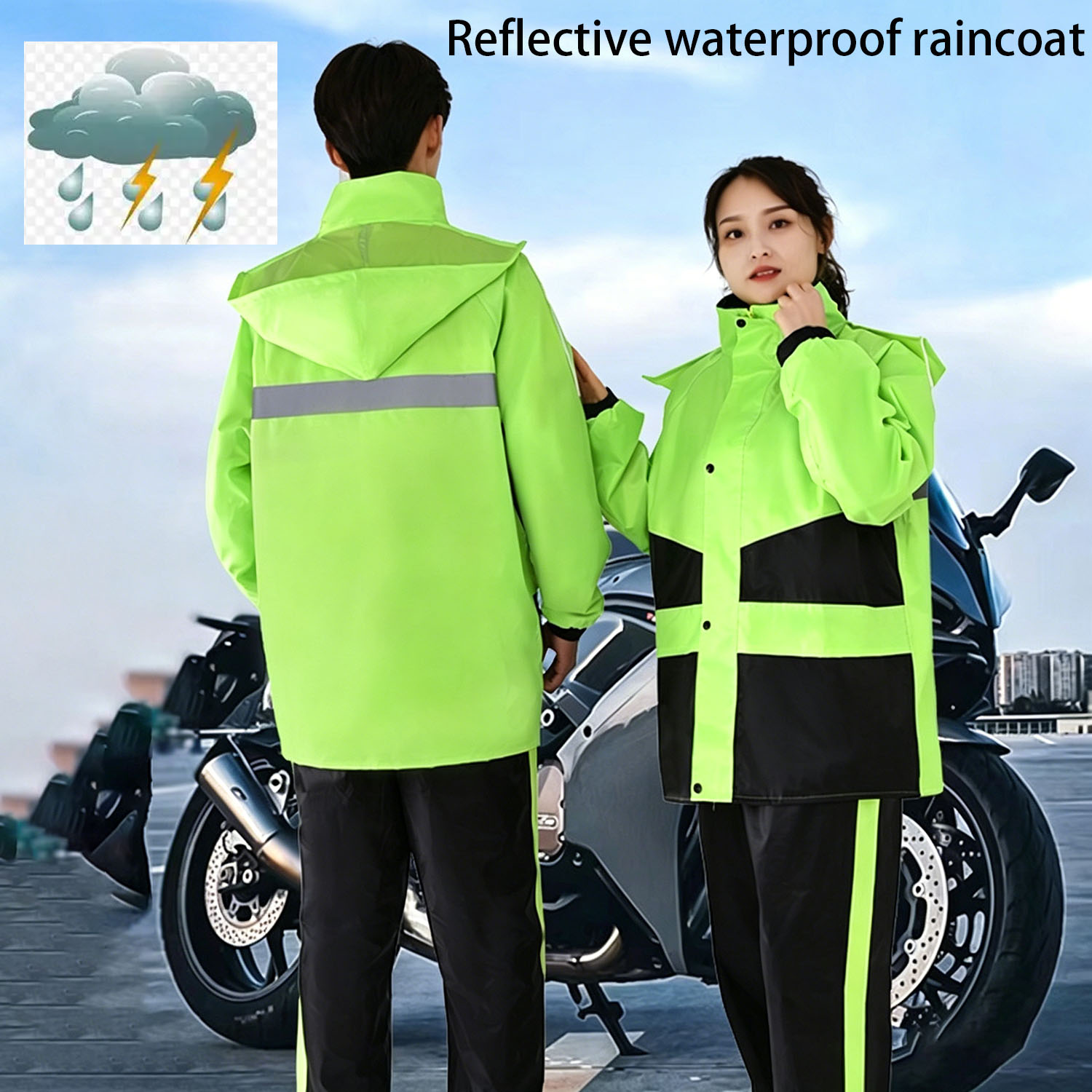 Motorcycle Gear For Woman - 오토바이 레인코트 남녀공용 방수 레인기어 레인자켓