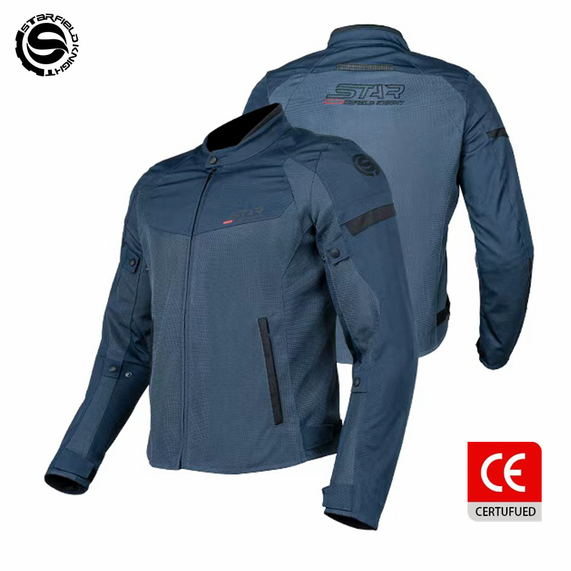 Gearx Motorcycle Jacket - SFK 블루 오토바이 자켓 봄&여름 메쉬