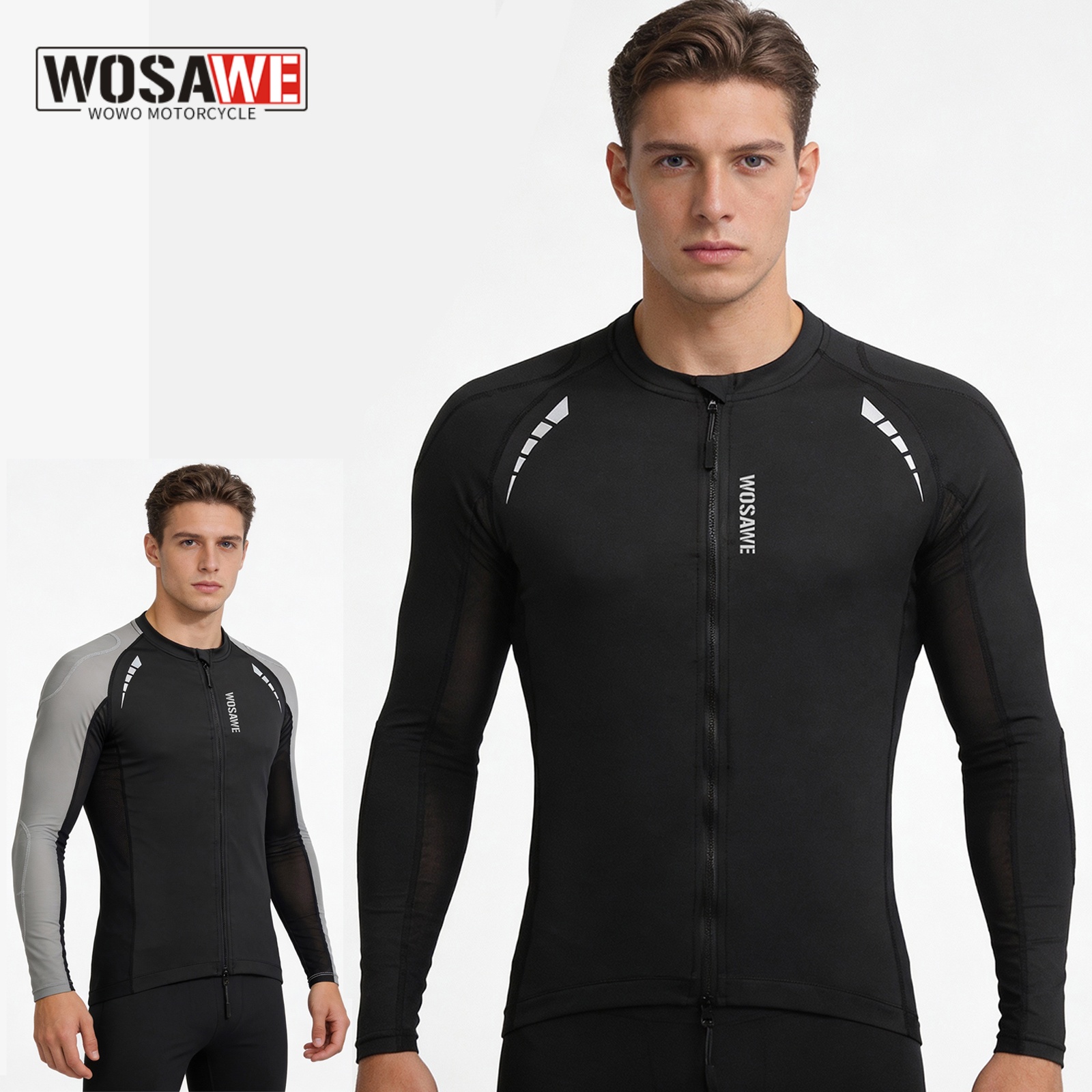 Gearx Motorcycle Jacket - WOSAWE 남성 여름 오토바이 스타일 재킷