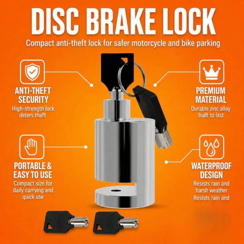 유니버설 오토바이 디스크 브레이크 잠금 장치 도난 방지 - Disc Lock Brake 리뷰 및 가격