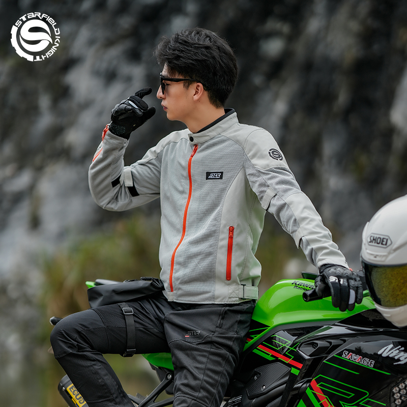 스타 필드 나이트 오토바이 재킷 봄&여름 메쉬 통기성  - Gearx Motorcycle Jacket 리뷰 및 가격