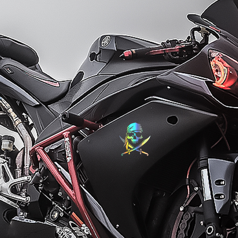 G172 패션 맞춤형 맞춤형 해적 해골 데칼 오토바이, - Motorcycle Gear Pattern 리뷰 및 가격