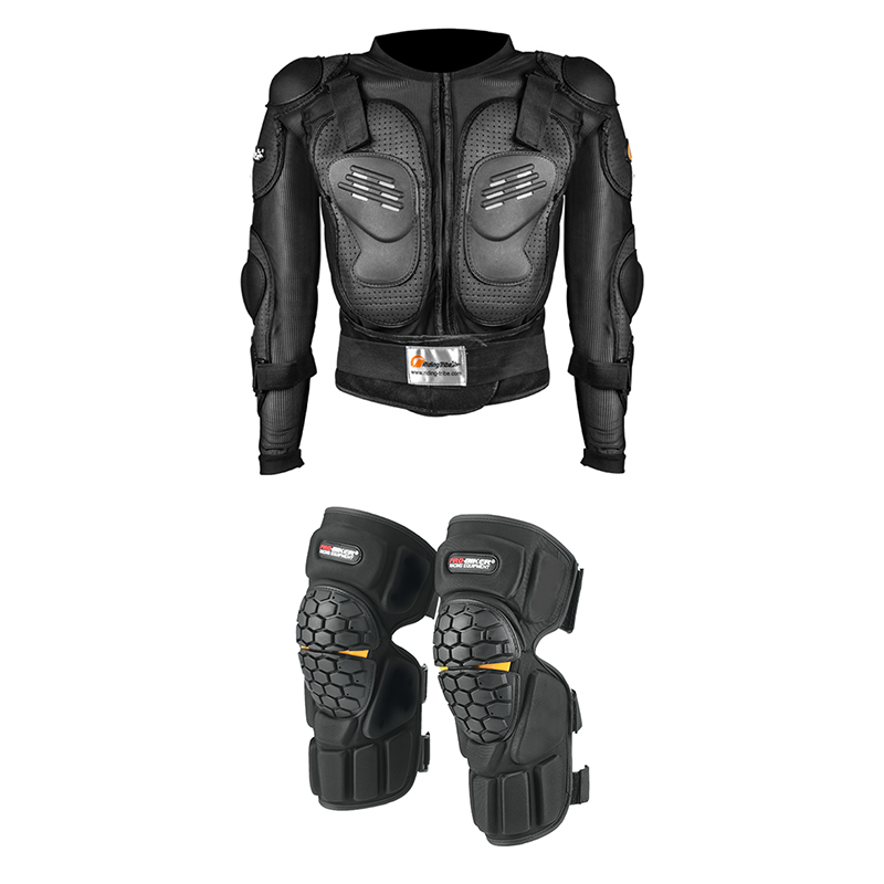 성인용 오토바이 보호 재킷 및 무릎 보호대, 오토바이  - Motorcycle Gear Full Set 리뷰 및 가격